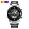 Image of SKMEI Watch Men's Watch Fashion Sport Watches Stainless Steel Strap Mens Watches Stopwatch Chronograph Waterproof Wristwatch Men Shopping