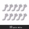 Image of 10 Pairs / Pack Men's Bamboo Fiber Socks Short High Quality New Casual Breatheable Anti-Bacterial Man Ankle Socks Men Shopping