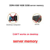 Image of DDR4 8GB 16GB 4GB 32GB 64GB server memory 2400 2133MHz ECC REG PC4-2133P 2400T ram Shopping