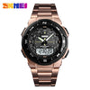 Image of SKMEI Watch Men's Watch Fashion Sport Watches Stainless Steel Strap Mens Watches Stopwatch Chronograph Waterproof Wristwatch Men Shopping