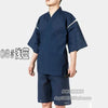 Image of Summer 95% cotton Japan style Kimono pajamas sets for men Male short sleeve sleep lounge sleepwear Man Kimono Yukata A52511 Shopping