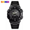 Image of SKMEI Watch Men's Watch Fashion Sport Watches Stainless Steel Strap Mens Watches Stopwatch Chronograph Waterproof Wristwatch Men Shopping