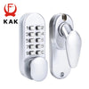 Image of KAK Zinc Alloy Keyless Door Lock Mechanical Combination Lock Safety Code Lock for Doors Handle Door Hardware Lock Furniture - Shopping