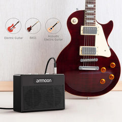 ammoon POCKAMP Guitar Amplifier Built-in Multi-effects 80 Drum Rhythms Support Tuner Tap Tempo Function with Power Adapter Shopping