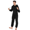 Image of Men Winter Warm Teddy Fleece Stitch Onesie Fluffy Sleepwear One Piece Sleep Lounge Pajama Jumpsuits Hooded Onesies For Adult Men Shopping