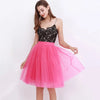 Image of Quality 5 Layers Fashion Tulle Skirt Pleated TUTU Skirts Womens Lolita Petticoat Bridesmaids Midi Skirt Jupe Saias faldas Shopping