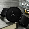 Image of Ultra Thin Creative Black Stainless steel Quartz Watches Men Simple Fashion Business Japan Wristwatch Clock Male Relogios Shopping