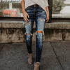 Image of Boyfriend Hole Ripped Jeans Women Pants Cool Denim Vintage skinny push up jeans High Waist Casual ladies jeans Slim mom jeans Shopping