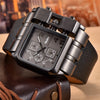 Image of Oulm 3364 Casual Wristwatch Square Dial Wide Strap Men's Quartz Watch Luxury Brand Male Clock Super Big Men Watches montre homme Shopping