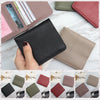 Image of 100% Genuine Cow Leather Slim Cardholder Smart Wallet Ladies Simple Cowhide Credit Card Holders Ultra Thin Wallet Women's Purse Shopping