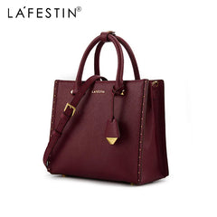 LA FESTIN 2023 New Women Leather Tote Bags Luxury Multifunctional Versatile Ladies Fashion Shoulder Crossbody Designer Handbag