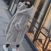 Image of Oversized Winter Faux Fur Coat Women Parka Long Warm Faux Fur Jacket Coats Hoodies Loose Winter Coat Outwear Casaco Feminino Shopping