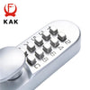 Image of KAK Zinc Alloy Keyless Door Lock Mechanical Combination Lock Safety Code Lock for Doors Handle Door Hardware Lock Furniture - Shopping