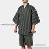 Image of Summer 95% cotton Japan style Kimono pajamas sets for men Male short sleeve sleep lounge sleepwear Man Kimono Yukata A52511 Shopping