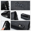 Image of JEEP BULUO Famous Brand Men's Handbag Day Clutches Bags Luxury For Phone and Pen High Quality Spilt Leather Wallets Hand Bag Shopping