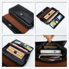 Image of JEEP BULUO Famous Brand Men's Handbag Day Clutches Bags Luxury For Phone and Pen High Quality Spilt Leather Wallets Hand Bag Shopping