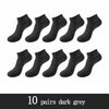 Image of 10 Pairs / Pack Men's Bamboo Fiber Socks Short High Quality New Casual Breatheable Anti-Bacterial Man Ankle Socks Men Shopping