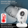 Image of 3.2 inch Wireless Video Color Baby Monitor High Resolution Baby Nanny Security Camera  Night Vision Temperature Monitoring Shopping