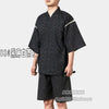 Image of Summer 95% cotton Japan style Kimono pajamas sets for men Male short sleeve sleep lounge sleepwear Man Kimono Yukata A52511 Shopping