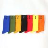 Image of New Men's Colored Cotton High Quality Solid Color Business Casual Week Long Socks 7 Pair Shopping