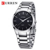 Image of CURREN Top Brand Luxury Fashion Simple Men Watches Slim Steel Strap Waterproof Watch for Man Quartz Business Watch Clock 8106 Shopping