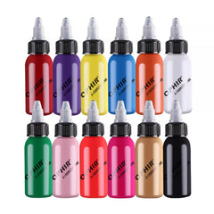 OPHIR 12Colors Acrylic Water Inks/Airbrush Nail Inks for Nail Art Paint Airbrushing Nail Polish 30 ML/Bottle Pigment_TA100(1-12) Shopping