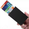 Image of Anti-theft ID Credit Card Holder Minimalist Porte Carte Thin Aluminium Metal Wallets Pocket Case Bank Women Men Credit Card Box Shopping