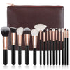 Image of RANCAI10/15pcs High Quality  Makeup Brushes Set Beauty Powder Eyebrochas Eyeshadow Brush Complete Kit Cosmetics Tools Shopping