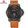 Image of NAVIFORCE Top Luxury Brand Men Sports Military Quartz Watch Man Analog Date Clock Leather Strap Wristwatch Relogio Masculino Shopping