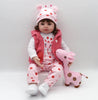 Image of bebe doll reborn toddler 47cm soft silicone reborn  baby dolls soft body lifelike menina  Christmas surprice girl gifts doll Shopping