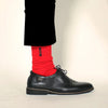 Image of New Men's Colored Cotton High Quality Solid Color Business Casual Week Long Socks 7 Pair Shopping