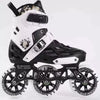 Image of 3 wheels 110mm R5 3X110mm Inline Skates Base Patines Roller Skating Sneaker Adults Speed Race Tyres ILQ9 for Powerslide Shopping