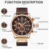 Image of Top Brand Luxury Chronograph Quartz Watch Men Sports Watches Military Army Male Wrist Watch Clock CURREN relogio masculino Shopping