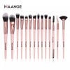 Image of MAANGE Makeup Brushes Pro Pink Brush Set Powder EyeShadow Blending Eyeliner Eyelash Eyebrow Make up Beauty Cosmestic Brushes Shopping