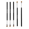 Image of Happy Makeup 5Pcs Black Eyebrow Inclined Flat Angled Brush Eyeliner Eyeshadow Eye Brow Makeup Tool Professional Women Cosmetic Shopping