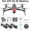 Image of 2021 M1 Pro 2 drone 4k HD mechanical 2-Axis gimbal camera gps system supports TF card rc drones gift toys distance 1.6km Shopping