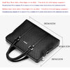 Image of New Double Layers Men's Leather Business Briefcase Casual Man Shoulder Bag Messenger Bag Male Laptops Handbags Men Travel Bags Shopping