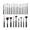 Image of Jessup Professional Makeup Brushes Set 25pcs Natural-Synthetic Foundation Powder Eyeshadow Make up Brush Blushes Black T175 Shopping