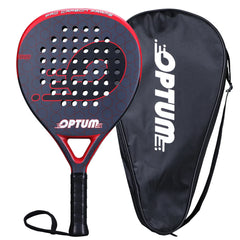 OPTUM ELITE Carbon Fiber Tennis Padel Racket Pop Tennis Paddle Raquete Padel Shovel Padel Pala with Cover Bag Shopping