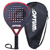 Image of OPTUM ELITE Carbon Fiber Tennis Padel Racket Pop Tennis Paddle Raquete Padel Shovel Padel Pala with Cover Bag Shopping