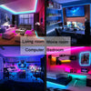 Image of Tape Bluetooth USB LED Strip Light 5050 SMD 5V USB RGB Lights Flexible LED Lamp Tape Ribbon RGB Self-adhesive TV Desktop Diode Shopping