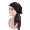 Image of 2020 fashion printed flowers women inner hijabs cap muslim head scarf turban bonnet ready to wear ladies wrap under hijab caps Shopping