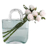 Image of Creative Clear Glass Vases Fish Tank Decoration Bubble Flower Handbag Bag Glass Jar For Table Centerpieces Floral Arrangement Shopping