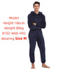 Image of Men Winter Warm Teddy Fleece Stitch Onesie Fluffy Sleepwear One Piece Sleep Lounge Pajama Jumpsuits Hooded Onesies For Adult Men Shopping