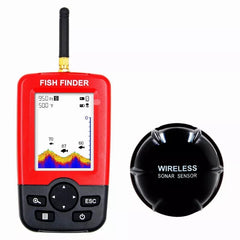 Smart Portable Depth Fish Finder with 100M Wireless Sonar Sensor Echo Sounder LCD Fishfinder Lake Sea Fishing Saltwater Shopping