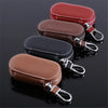 Image of PU Leather Car Key Wallets Men Key Holder Housekeeper Keys Organizer Women Keychain Covers Zipper Key Case Bag Pouch Purse Shopping