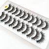 Image of Lashes 5/10 Pairs 3D Faux Mink Eyelashes Fluffy Soft Natural Long False Eyelashes Eyelashes Reusable Eyelashes free shipping Shopping