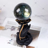 Image of 1PC 7CM Natural Labradorite Crystal quartz Polished Sphere crystal Ball Healing Crystal Gemstone Flash Glossy Stone Decoration Shopping