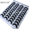 Image of 20 Pairs 18-25 mm 3d Mink Lashes Bulk Faux Thick Long Wispy Natural Mink Lashes Pack Short Wholesales Natural False Eyelashes Shopping