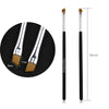 Image of Happy Makeup 5Pcs Black Eyebrow Inclined Flat Angled Brush Eyeliner Eyeshadow Eye Brow Makeup Tool Professional Women Cosmetic Shopping